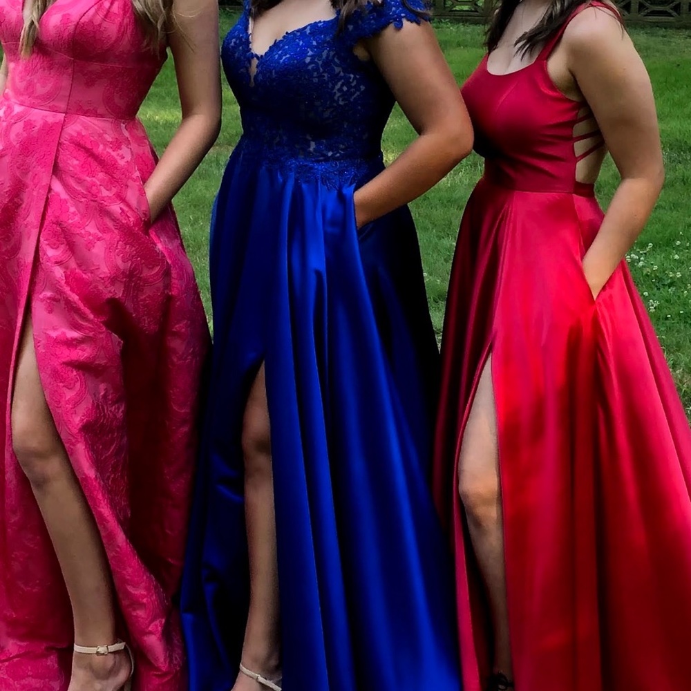 Fabiana blue prom dress